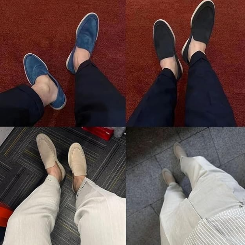 Lennox | Men's Casual Leather Slip-On Loafers