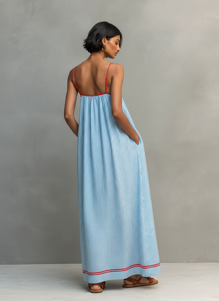 Anwen | Mediterranean Breeze Midi Dress