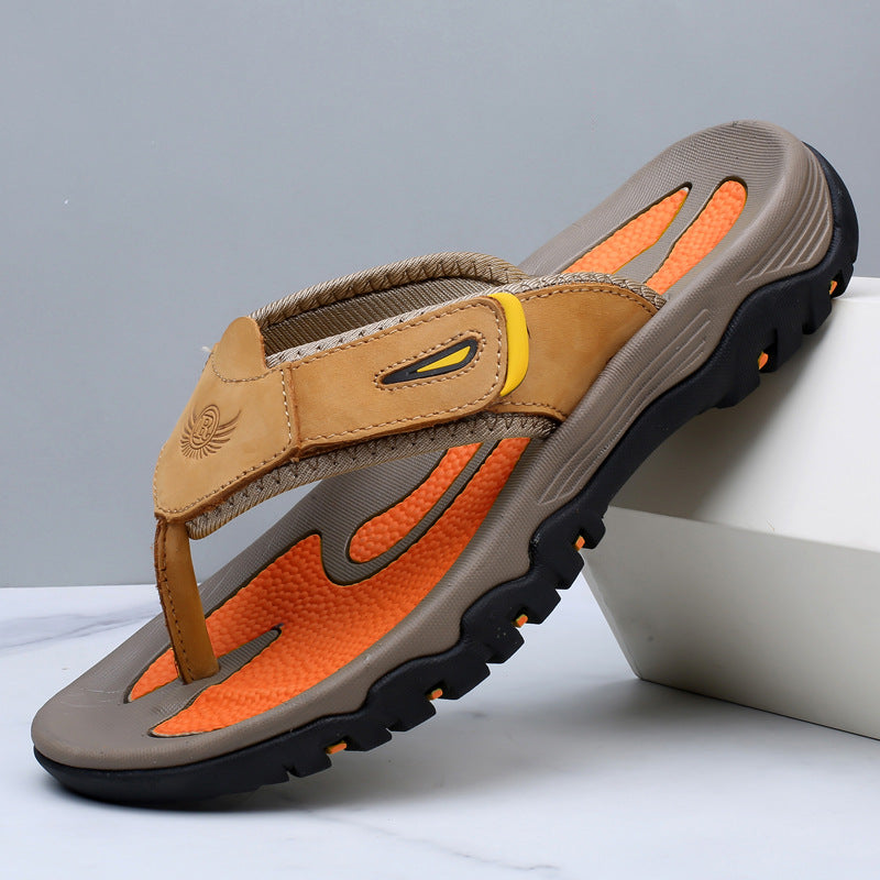 Hale | Men's Casual Strap Summer Sandals – Camel
