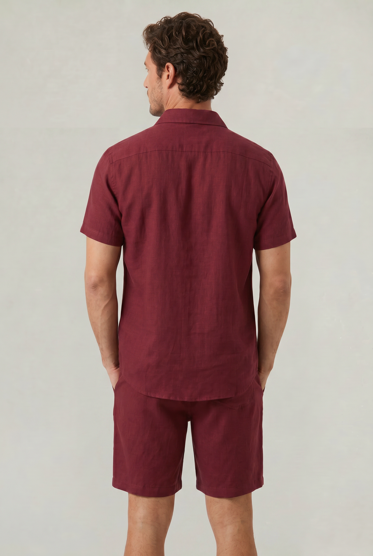 Dermot | Linen Shirt and Shorts Set