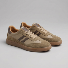 Florian | Classic Retro Sneakers with Breathable Mesh Panels