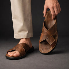 Kit | Men's Crossover Strap Slide Sandals