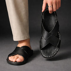 Kit | Men's Crossover Strap Slide Sandals