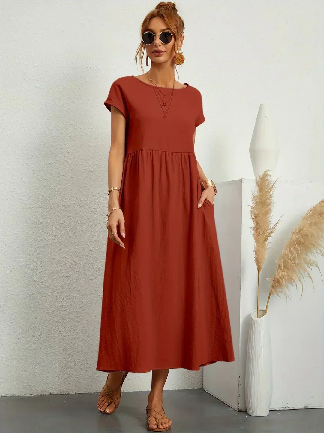 Persephone | Flowing Midi Day Dress
