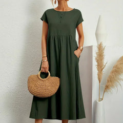 Persephone | Flowing Midi Day Dress