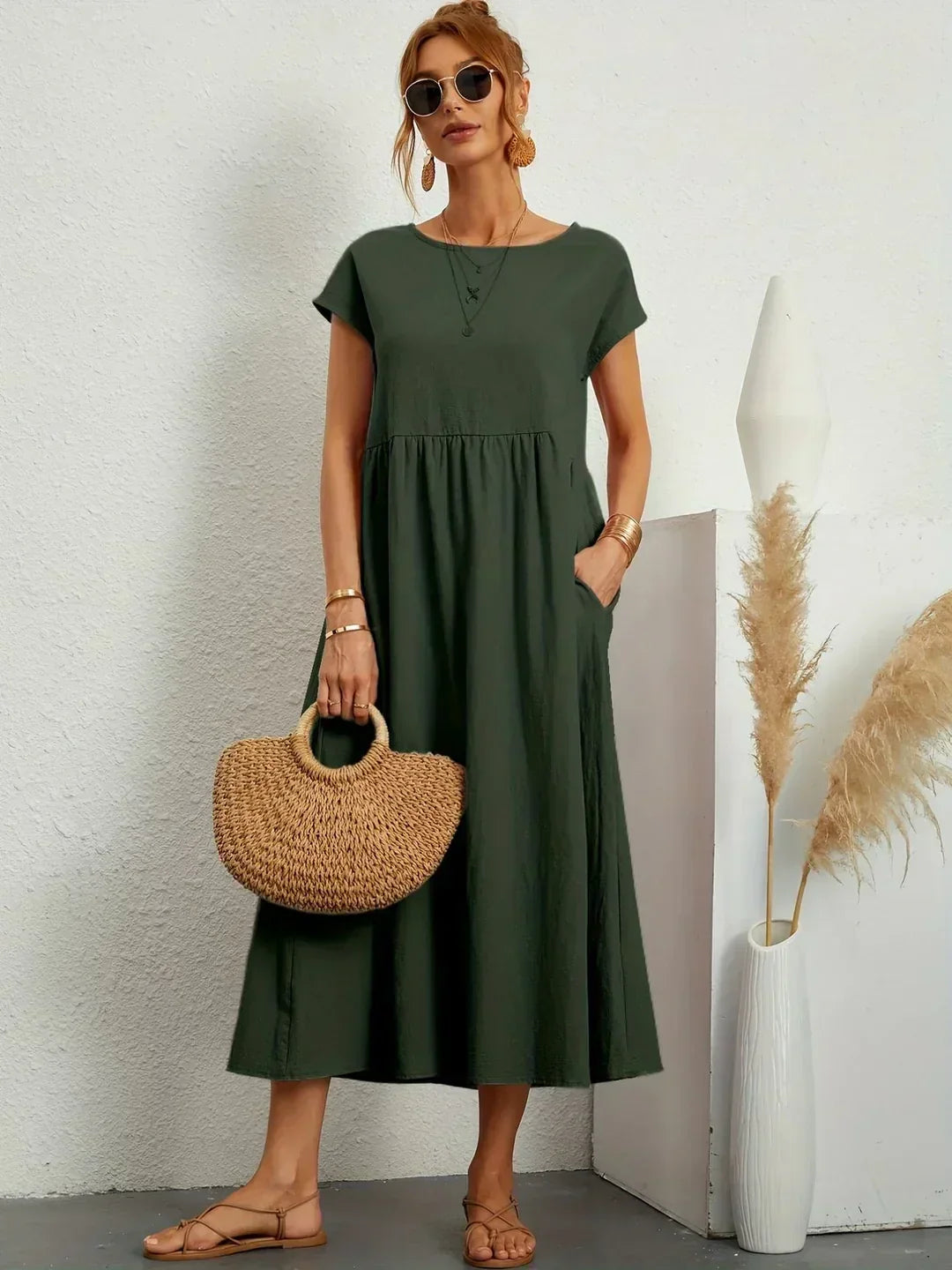 Persephone | Flowing Midi Day Dress