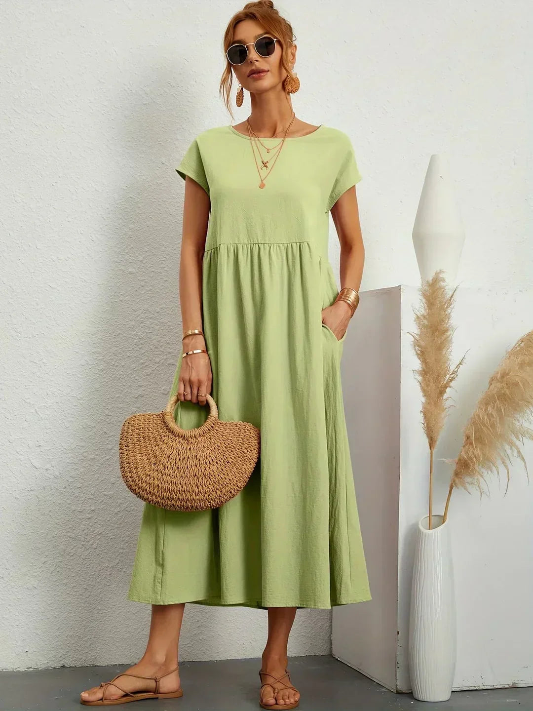 Persephone | Flowing Midi Day Dress