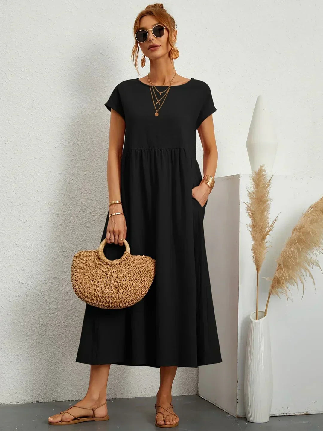 Persephone | Flowing Midi Day Dress