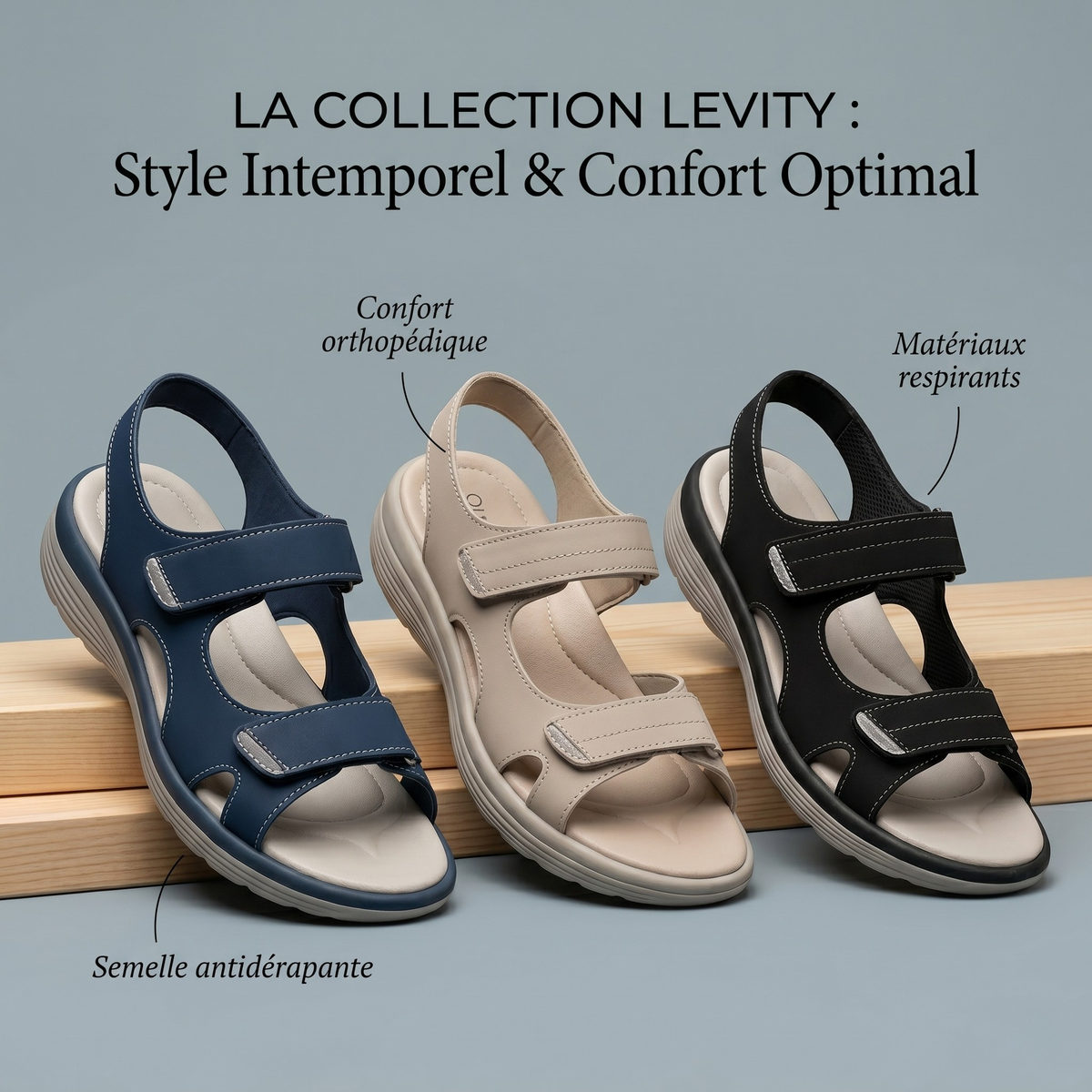 Esme | Adjustable Strap Comfort Sandals
