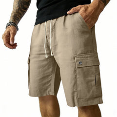Vance | Lightweight Cargo Pocket Shorts – Khaki