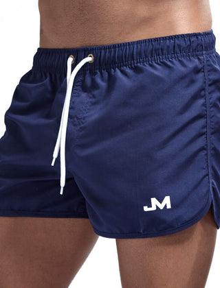 Levi | Sporty Swim Shorts with Contrast Trim – Royal Blue