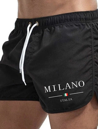 Hamish | Men's Minimalist Swim Shorts – Black