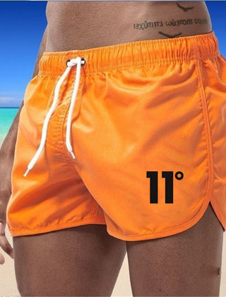 Knox | Swim Shorts with Side Vents – Orange