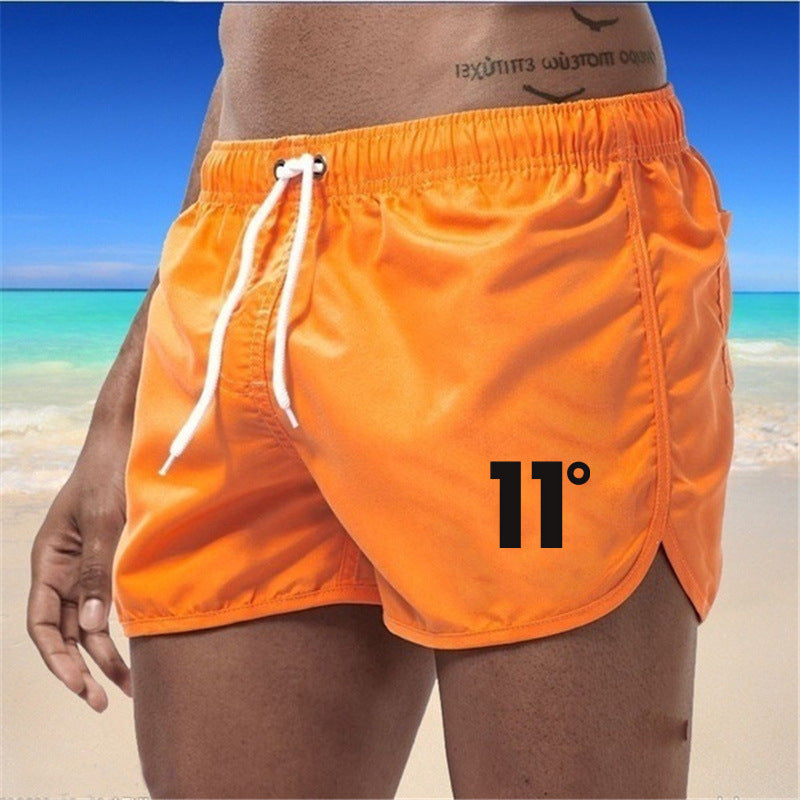 Knox | Swim Shorts with Side Vents – Orange