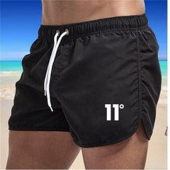 Knox | Swim Shorts with Side Vents – Black