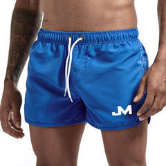 Levi | Sporty Swim Shorts with Contrast Trim – Blue