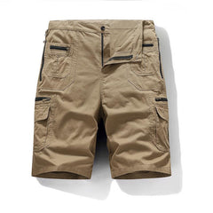 Zane | Men's Bermuda Shorts with Utility Pockets – Khaki