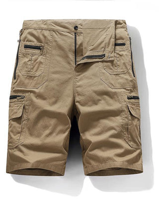 Zane | Men's Bermuda Shorts with Utility Pockets – Khaki