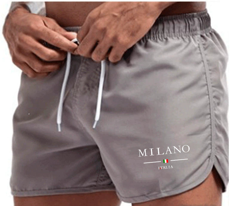 Hamish | Men's Minimalist Swim Shorts – Grey