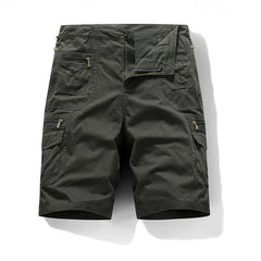 Zane | Men's Bermuda Shorts with Utility Pockets – Military Green