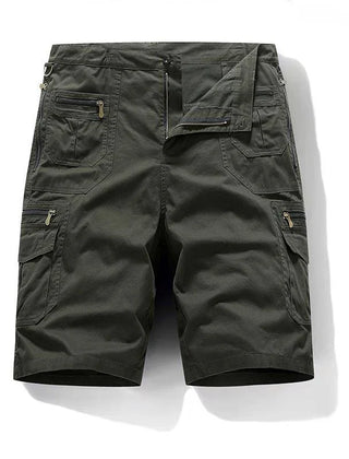 Zane | Men's Bermuda Shorts with Utility Pockets – Military Green