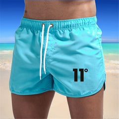 Knox | Swim Shorts with Side Vents – Lake Blue