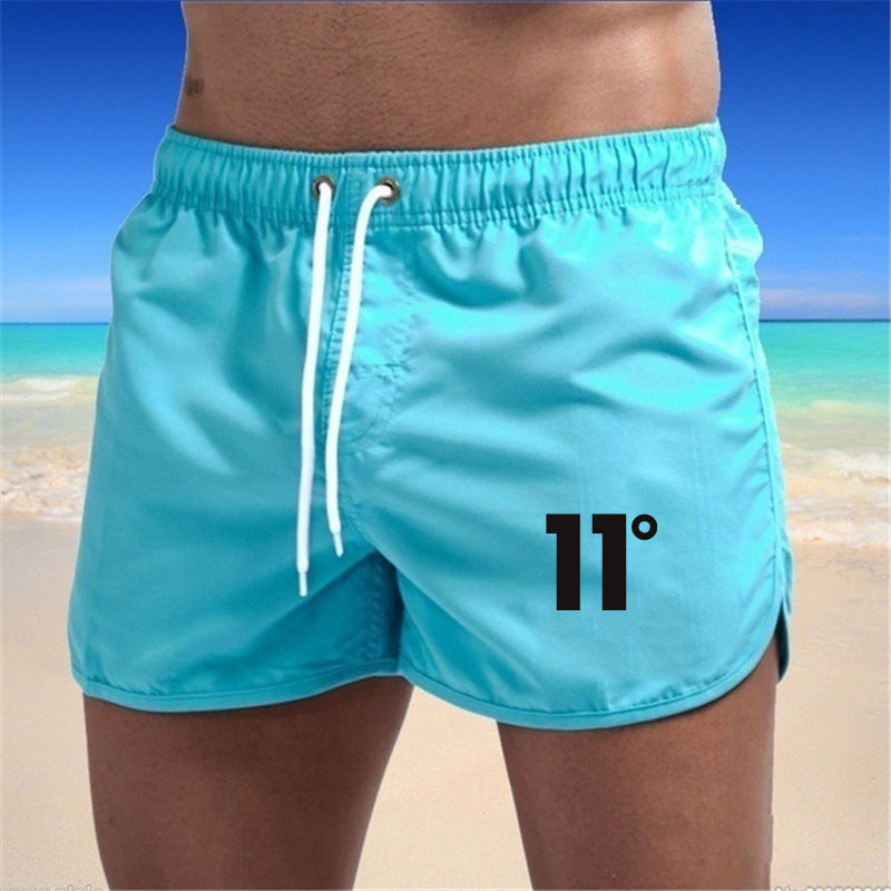 Knox | Swim Shorts with Side Vents – Lake Blue