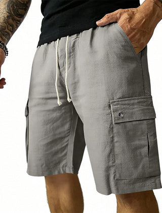 Vance | Lightweight Cargo Pocket Shorts – Dark Grey