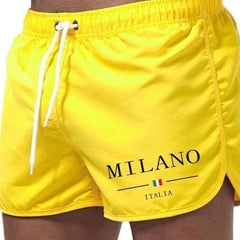 Hamish | Men's Minimalist Swim Shorts – Yellow