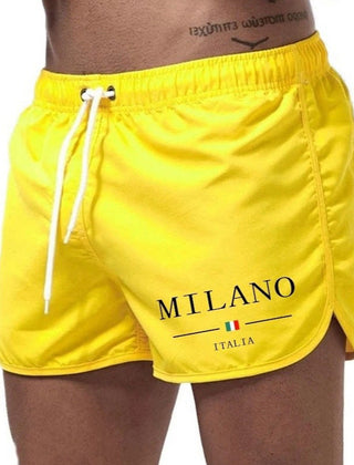 Hamish | Men's Minimalist Swim Shorts – Yellow