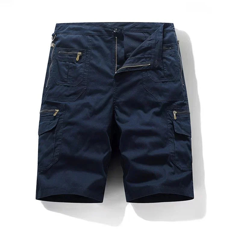 Zane | Men's Bermuda Shorts with Utility Pockets – Navy