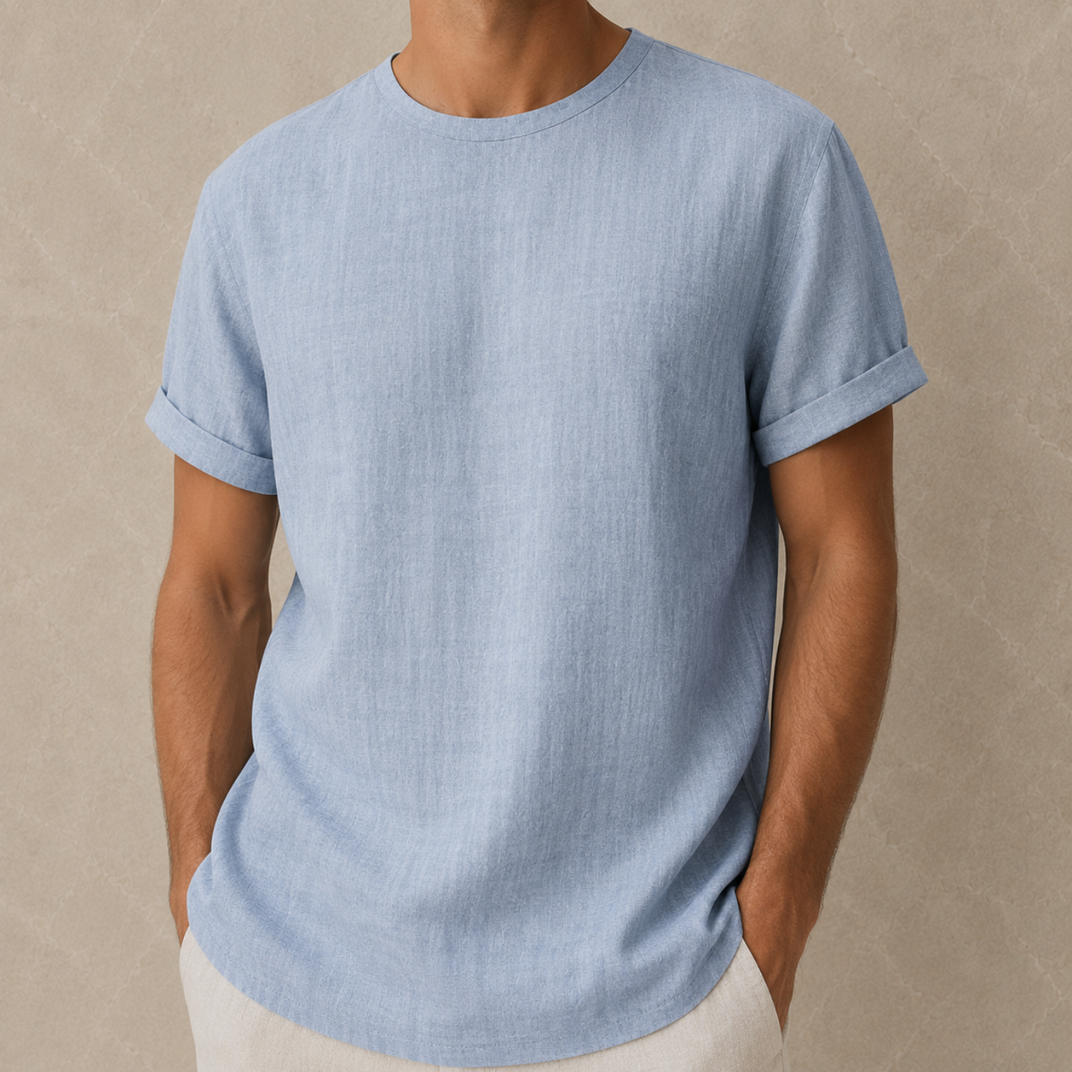 Noah | Men's Relaxed Linen T-Shirt