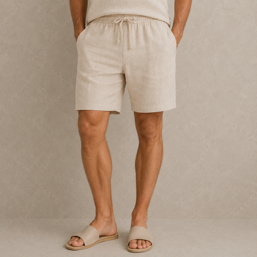 Liam | Men's Relaxed Linen Shorts