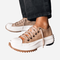 Gwendolyn | Leather Platform Fashion Sneakers