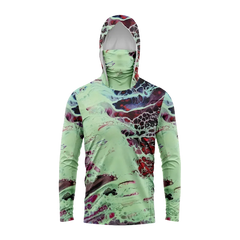 Keane | Men's Hooded Fishing Shirt with UPF 50+ – Mint Marble