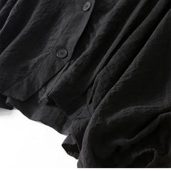 Phoebe | Linen Blend Button Blouse