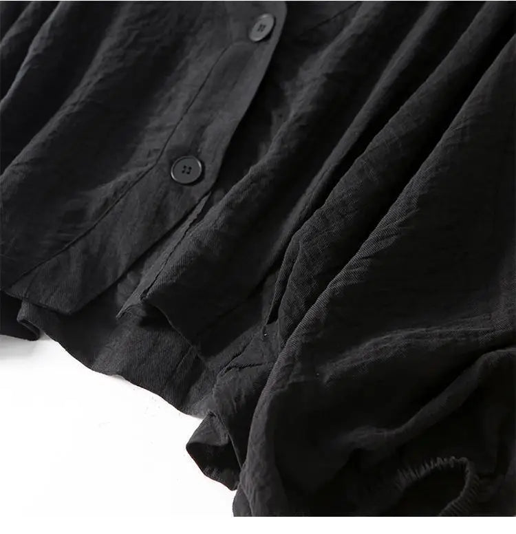 Phoebe | Linen Blend Button Blouse
