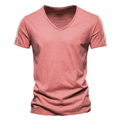 Fraser | Soft Cotton Summer T-Shirt – Pink