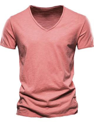 Fraser | Soft Cotton Summer T-Shirt – Pink