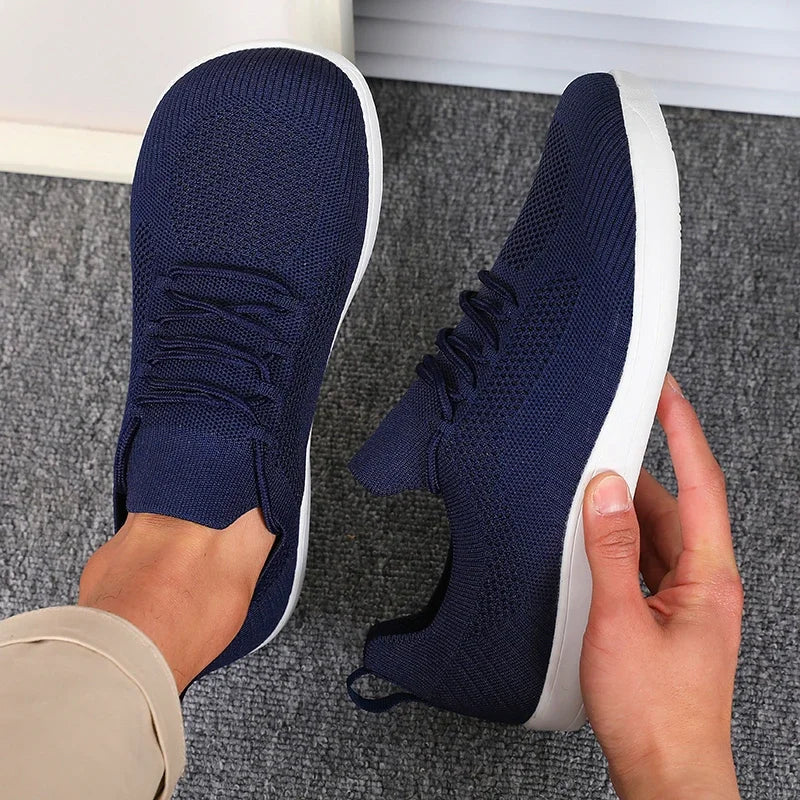 Dalton | Breathable Mesh Wide Toe Sneakers