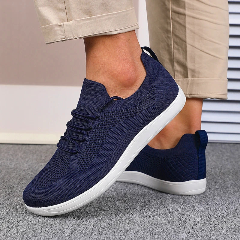 Dalton | Breathable Mesh Wide Toe Sneakers