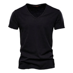 Fraser | Soft Cotton Summer T-Shirt – Black