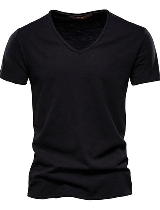 Fraser | Soft Cotton Summer T-Shirt – Black