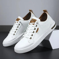 Griffin | Two-Tone Leather Court Sneakers