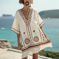 Lark | Striped Dress with Relaxed Drape