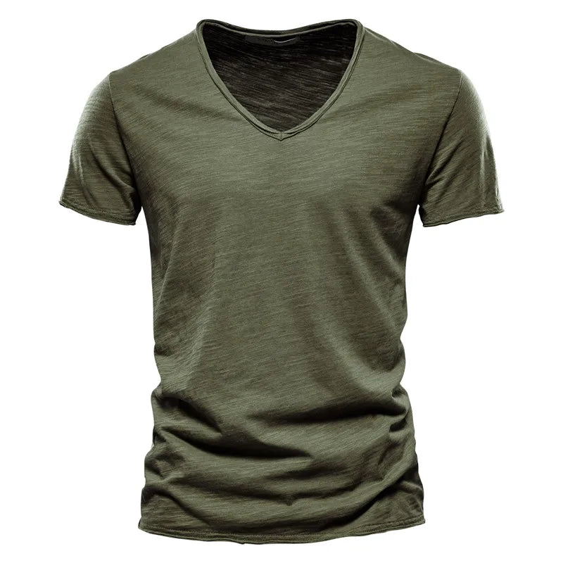 Fraser | Soft Cotton Summer T-Shirt – Green