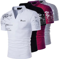 Reid | Regular Fit Polo with V-Neck
