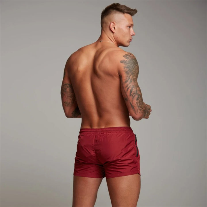 Declan | Swim Shorts with Zip Pocket