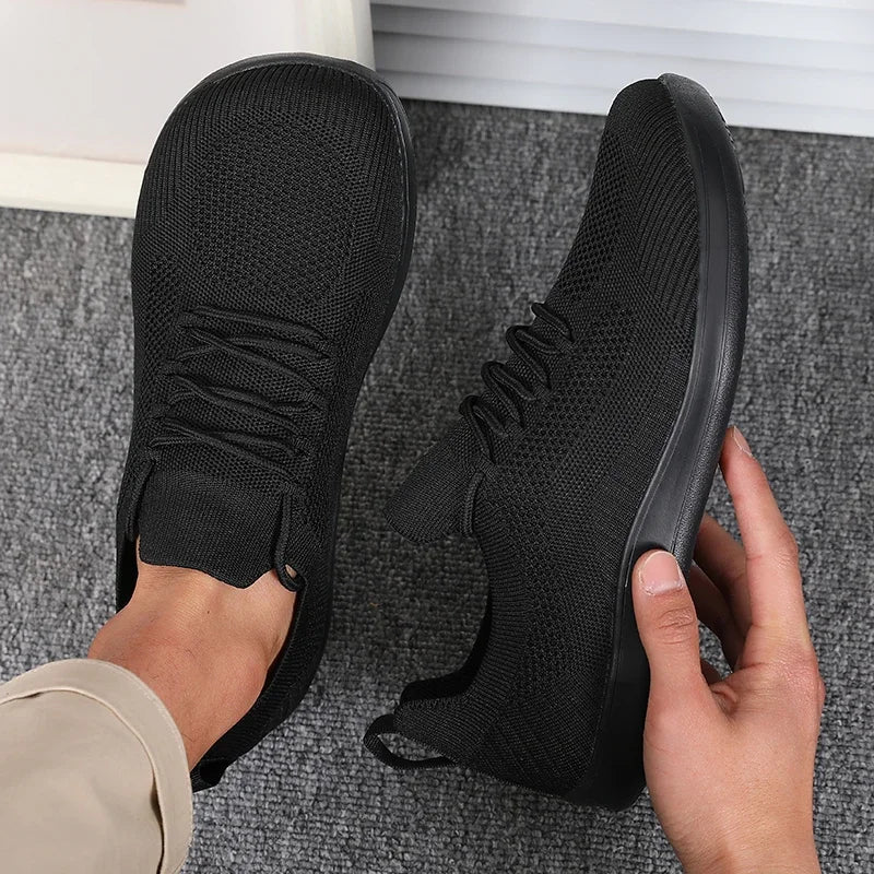 Dalton | Breathable Mesh Wide Toe Sneakers