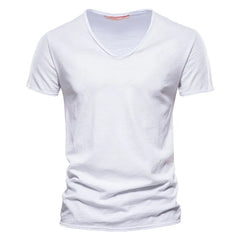 Fraser | Soft Cotton Summer T-Shirt – White